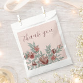 Sachets En Papier Simple Foliage Terracotta Mariage Faveur (Coupé)