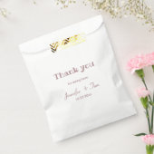 Sachets En Papier simple mariage minimal merci pour le sac (Scellé)
