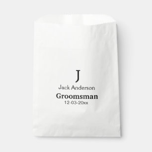 Sachets En Papier SIMPLE MINIMAL ajoutez votre nom cadeau personnali