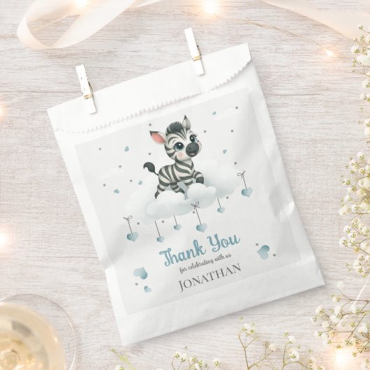 Sachets En Papier Simple petit zèbre mignon (Coupé)