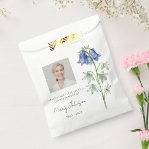 Sachets En Papier Simple Photo de Jacinthe des Bois Enterrement Grai