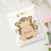 Sachets En Papier Singe Anniversaire Pink (Scellé)