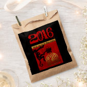 Sachets En Papier Singe mignon Chinois Année Zodiac Anniversaire Fav (Coupé)