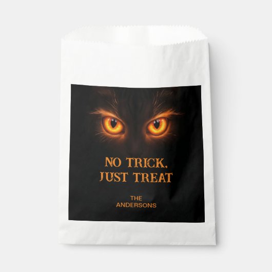 Sachets En Papier Sinister Glowing Orange Eyes Halloween (Devant)