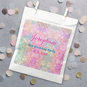 Sachets En Papier Sirène colorée anniversaire fantaisiste