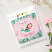 Sachets En Papier Sirène rose Sous La Mer Anniversaire (Scellé)