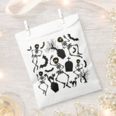 Sachets En Papier Skeletons d'Halloween Macabre Dance (Coupé)