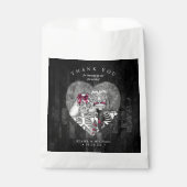 Sachets En Papier Skeletons Merci gothique Bourgogne ID866 (Devant)