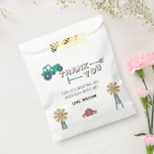 Sachets En Papier Sketchy Rustic Tractor Farm Windmill Boy Anniversa (Scellé)