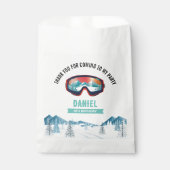 Sachets En Papier Ski de fête d'anniversaire Snowboard (Devant)