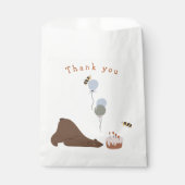 Sachets En Papier Sleep Bear Woodland Anniversaire (Devant)