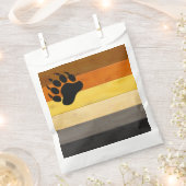 Sachets En Papier SlipperyJoe's Bear Pride drapeau de la texture du  (Coupé)