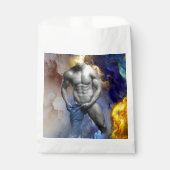 Sachets En Papier SlipperyJoe's Man steamy shirt abs six pack (Devant)