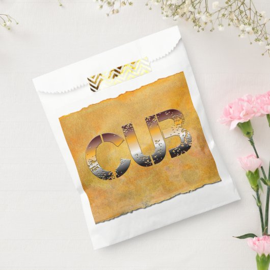 Sachets En Papier SlipperyJoe's petit ours mot orange-brun pro (Scellé)