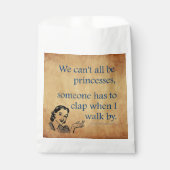 Sachets En Papier SlipperyJoe's Princess clap marchant drôle les ann (Devant)