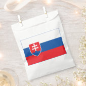 Sachets En Papier Slovakia Flag (Coupé)