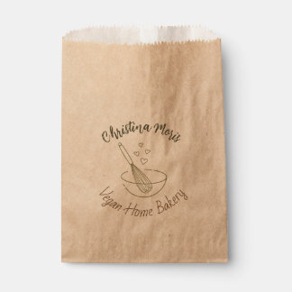 Sachets En Papier Small Vegan Home Bakery