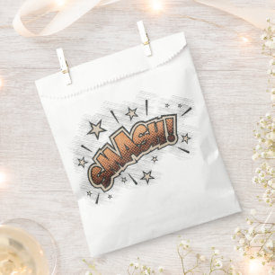 Sachets En Papier SMASH ! Livre de bande dessinée vintage Steampunk