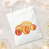 Sachets En Papier Smile Monster Truck Rally Anniversaire (Coupé)