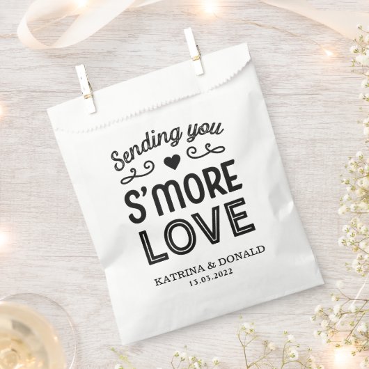 Sachets En Papier S'more Love Mariage (Coupé)