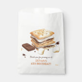 Sachets En Papier S'mores fête d'anniversaire (Devant)