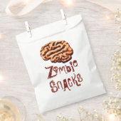 Sachets En Papier Snacks Zombie Halloween (Coupé)