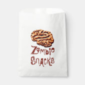 Sachets En Papier Snacks Zombie Halloween (Devant)