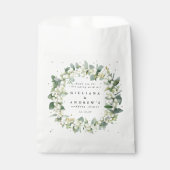 Sachets En Papier Snowberry+Eucalyptus Mariage hiver Douche (Devant)