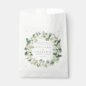 Sachets En Papier Snowberry+Eucalyptus Mariage hiver Douche (Devant)