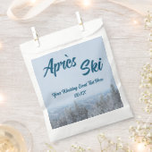 Sachets En Papier Snowy Mountain Forest Apres Ski Mariage Event (Coupé)