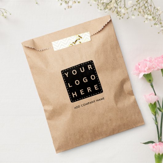 Sachets En Papier Société Nom de l'entreprise personnalisé avec logo (Scellé)