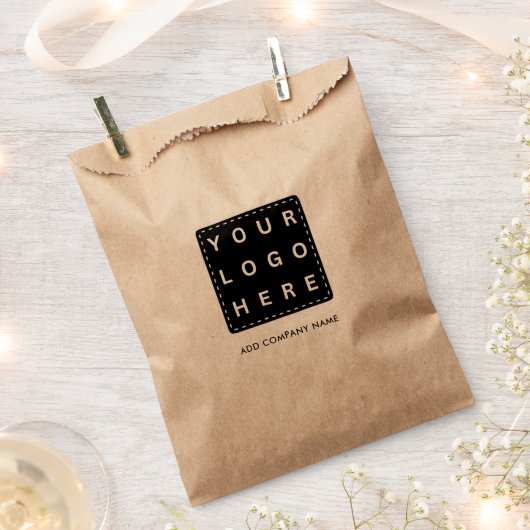 Sachets En Papier Société Nom de l'entreprise personnalisé avec logo (Coupé)