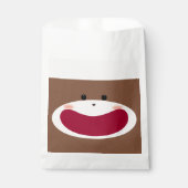 Sachets En Papier Sock Monkey Smile (Garçon) (Devant)