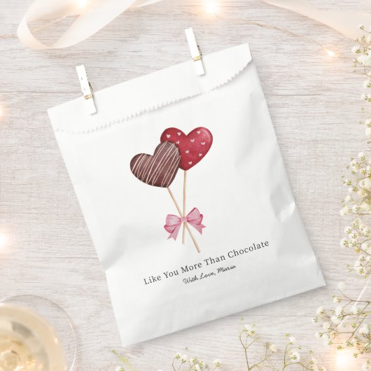 Sachets En Papier Soin doux simple Valentine (Coupé)