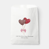 Sachets En Papier Soin doux simple Valentine (Devant)