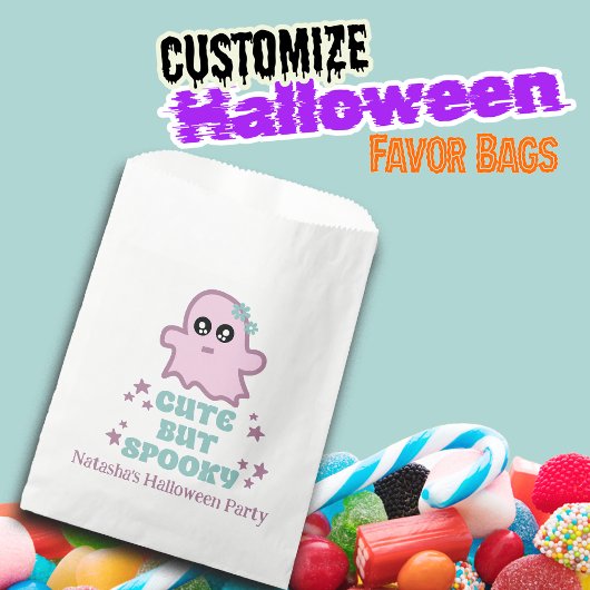 Sachets En Papier Soins D'Halloween, Mignons Mais Éffrayants