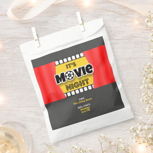 Sachets En Papier Soirée cinéma (Coupé)