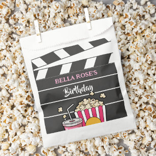 Sachets En Papier Soirée Cinéma Anniversaire Filles