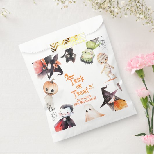 Sachets En Papier Soirée costumée fête Halloween monstres anniversai (Scellé)