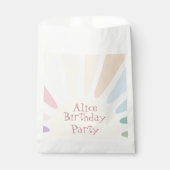 Sachets En Papier Soirée d'anniversaire du dimanche (Devant)