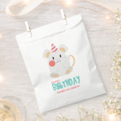 Sachets En Papier Soirée d'anniversaire du mignon Rat Kid (Coupé)