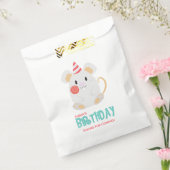 Sachets En Papier Soirée d'anniversaire du mignon Rat Kid (Scellé)