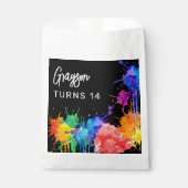Sachets En Papier Soirée d'anniversaire personnalisée (Devant)