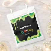 Sachets En Papier Soirée d'anniversaire pour les petits garçons vert (Coupé)