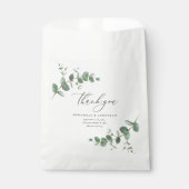 Sachets En Papier Soirée de mariage à l'eucalyptus (Devant)
