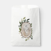 Sachets En Papier Soirée de mariage rustique et verdoyante (Devant)