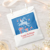 Sachets En Papier Soirée personnalisée des rennes de Noël (Coupé)