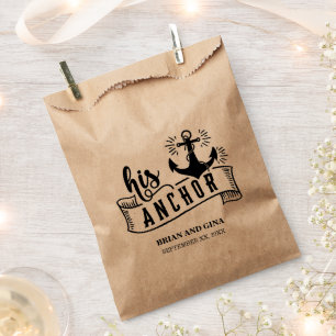 Sachets En Papier Son mariage Anchor