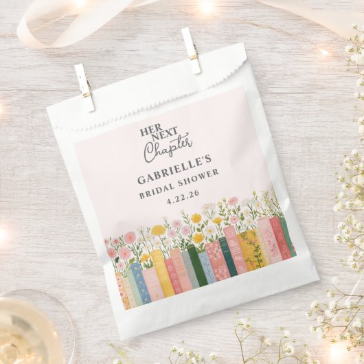 Sachets En Papier Son prochain chapitre Floral Storybook (Coupé)