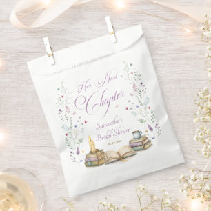 Sachets En Papier Son Prochain Chapitre Livre Baby Shower Mariée